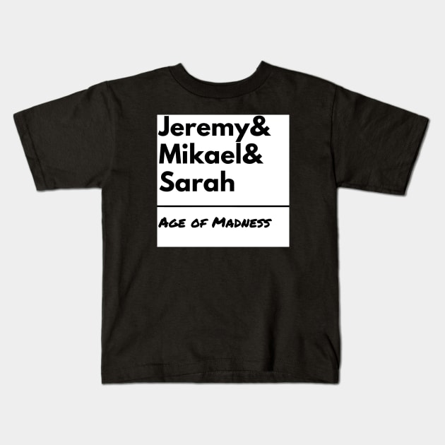 Age of Madness Jeremy Mikael Sarah Kids T-Shirt by Jodditea